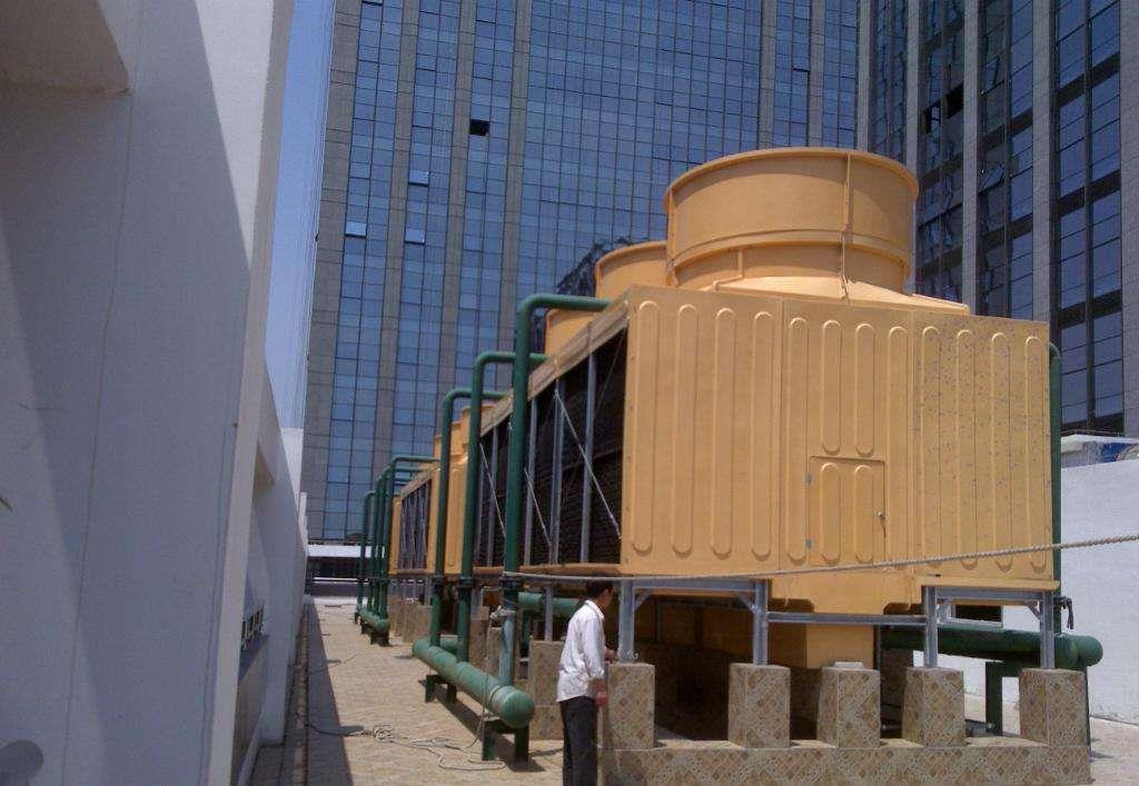 玻璃鋼冷卻塔冷卻機在電鍍行業的（de）製冷原（yuán）理